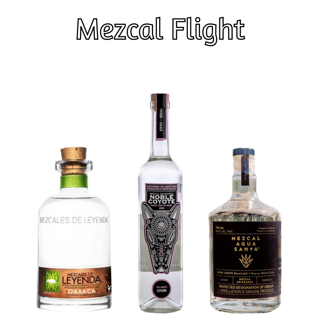 Mezcal Flight Reposado Bar & Bodega