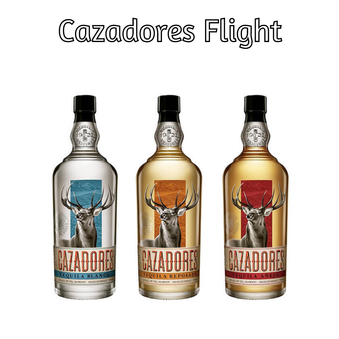 Cazadores Tequila Flight Reposado Bar & Bodega