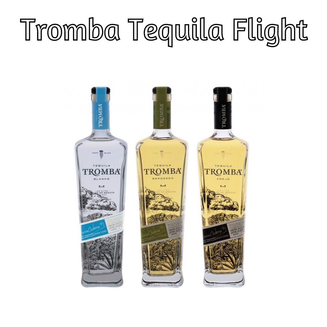 Tromba Tequila Flight Reposado Bar & Bodega