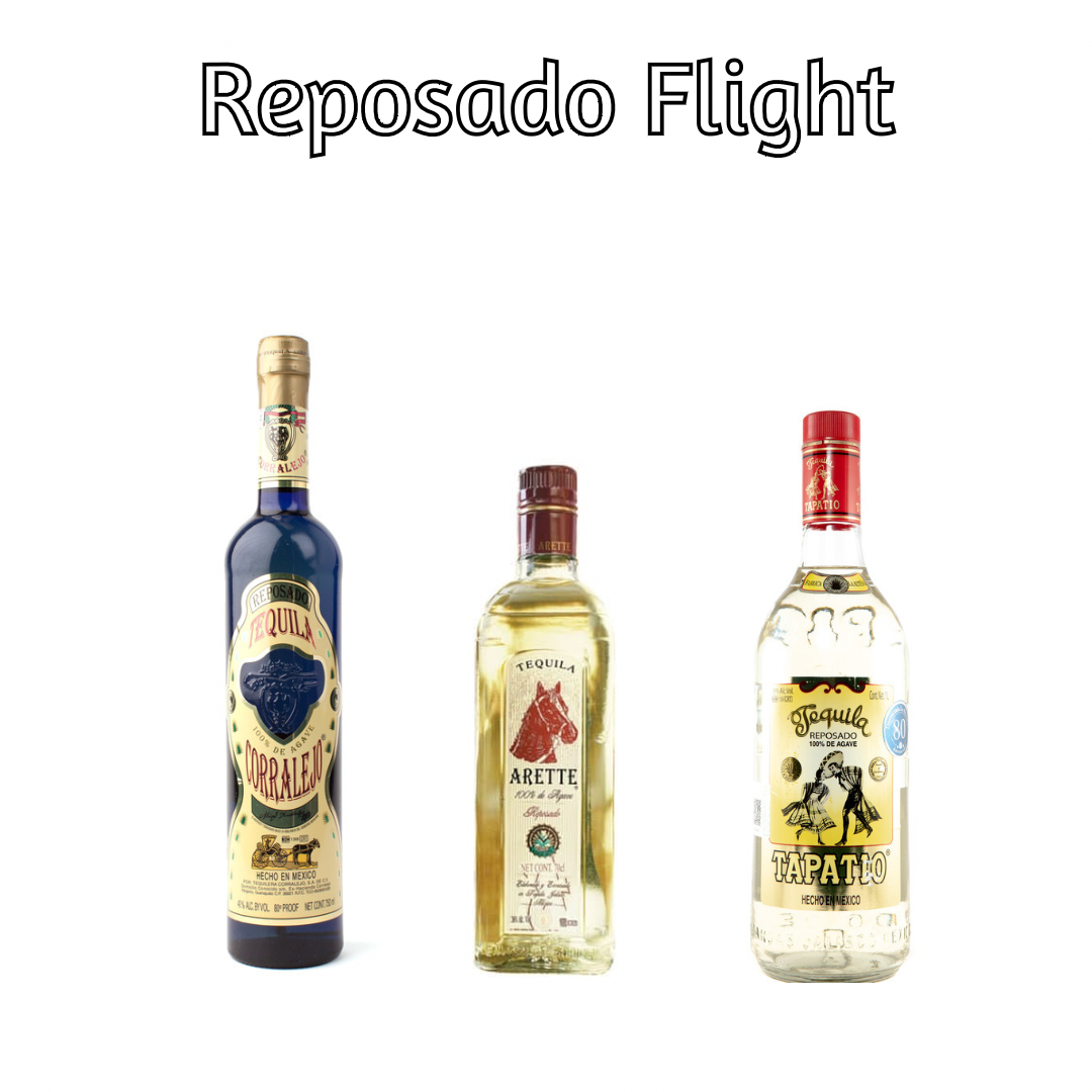 Reposado Tequila Flight Reposado Bar & Bodega