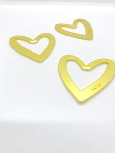 Gold Heart Bottle Opener
