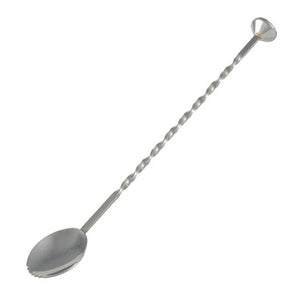 Bar Spoon with Muddler - Silver