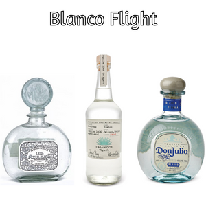 Blanco Tequila Flight