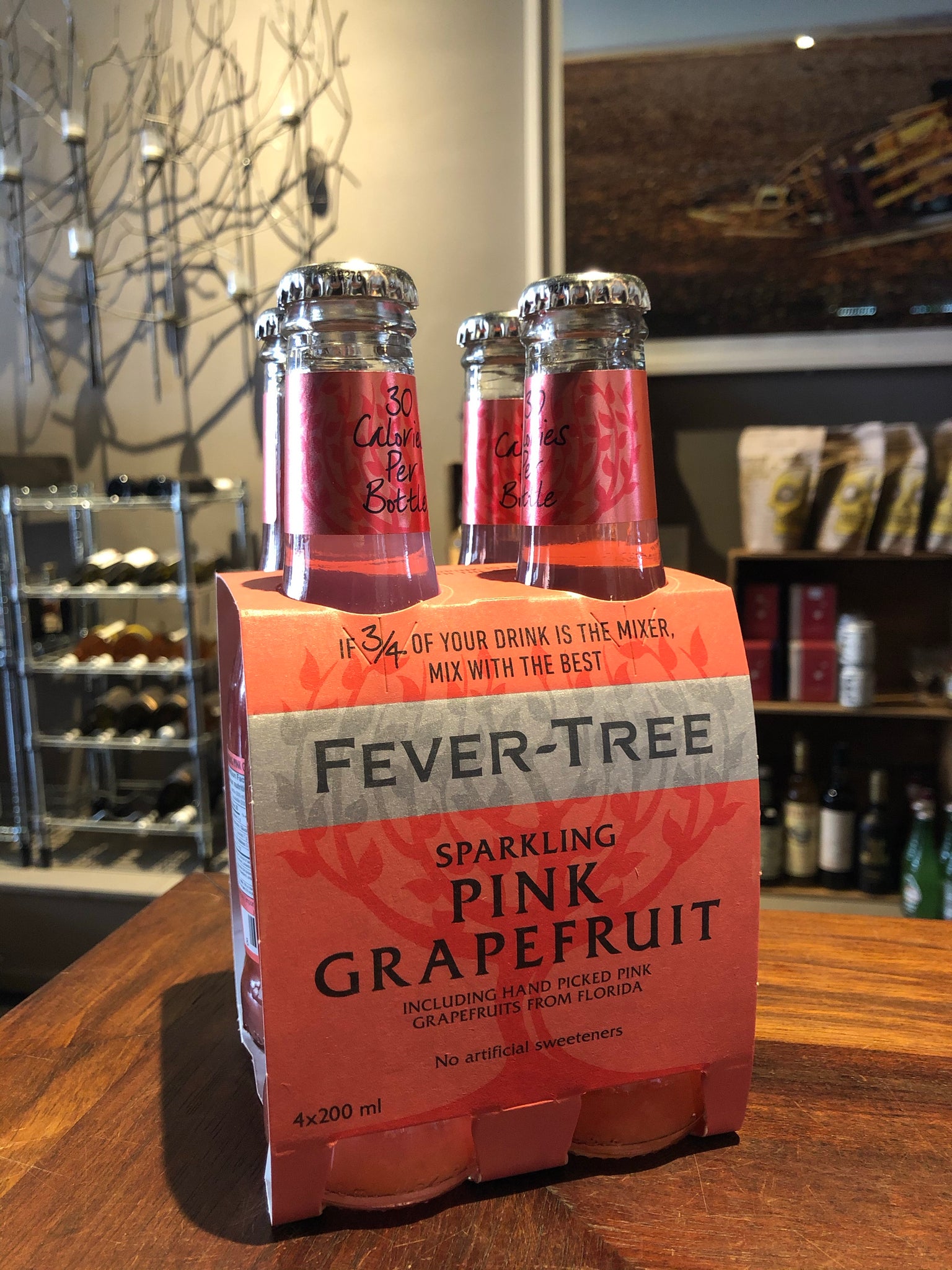 Fever Tree Sparkling Pink Grapefruit Soda (4 pk)