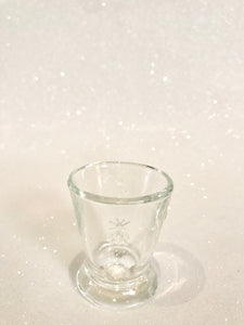 Footed Bee Shot Glass